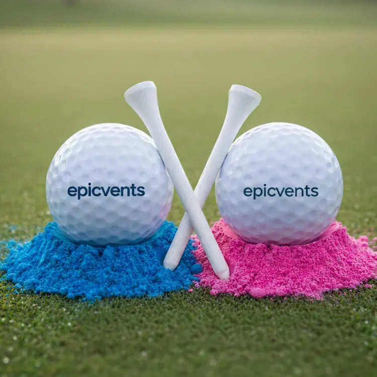 Gender Reveal Golfball Set